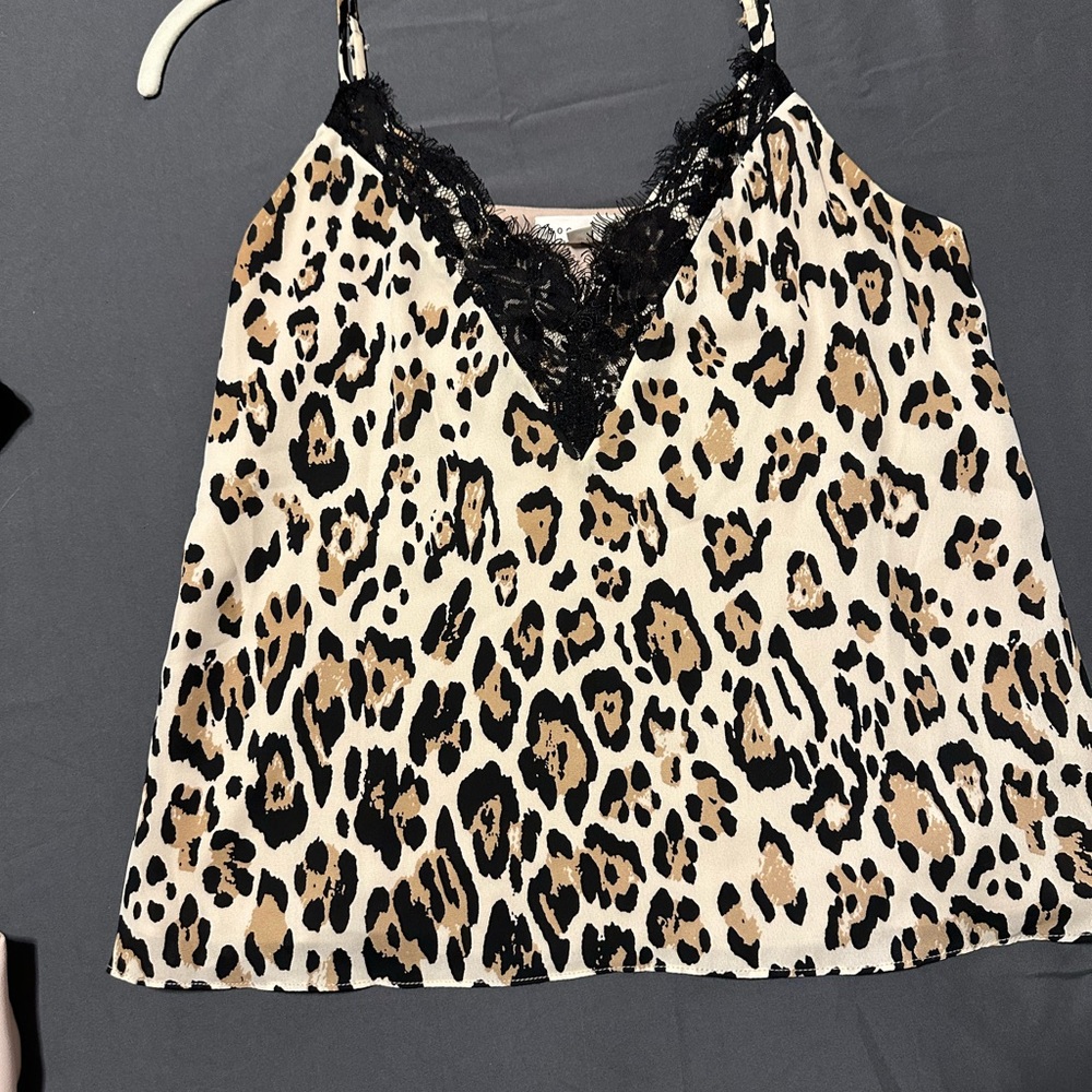 Cheetah print blouse